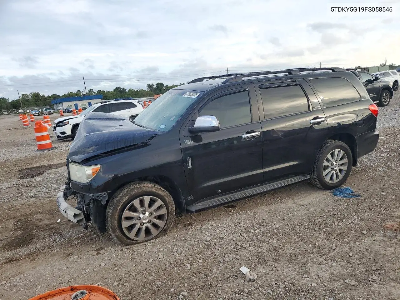 TOYOTA SEQUOIA 2015, VIN 5TDKY5G19FS058546