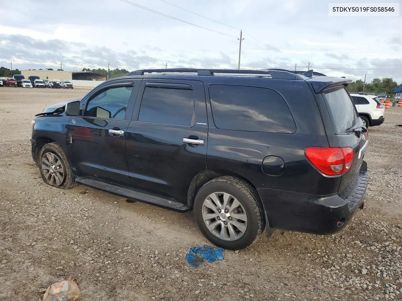 2015 TOYOTA SEQUOIA VIN 5TDKY5G19FS058546 — фото 2