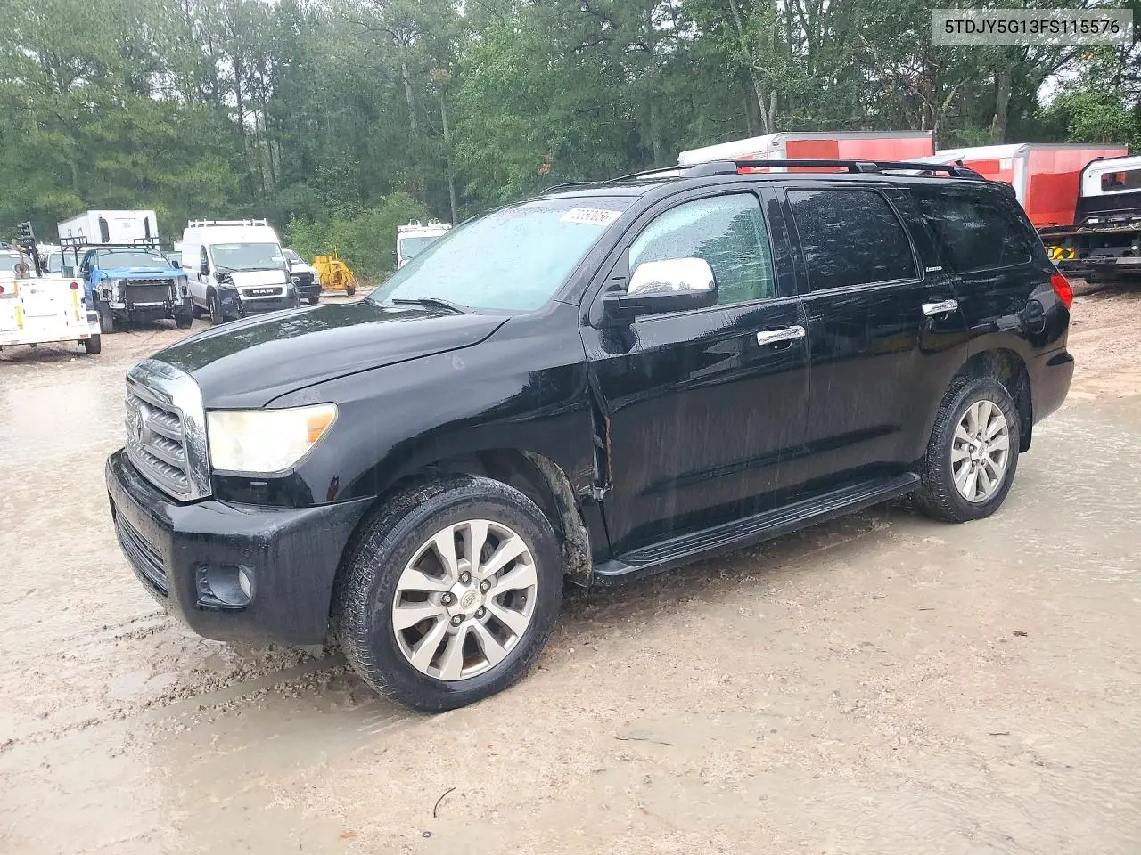 TOYOTA SEQUOIA 2015, VIN 5TDJY5G13FS115576