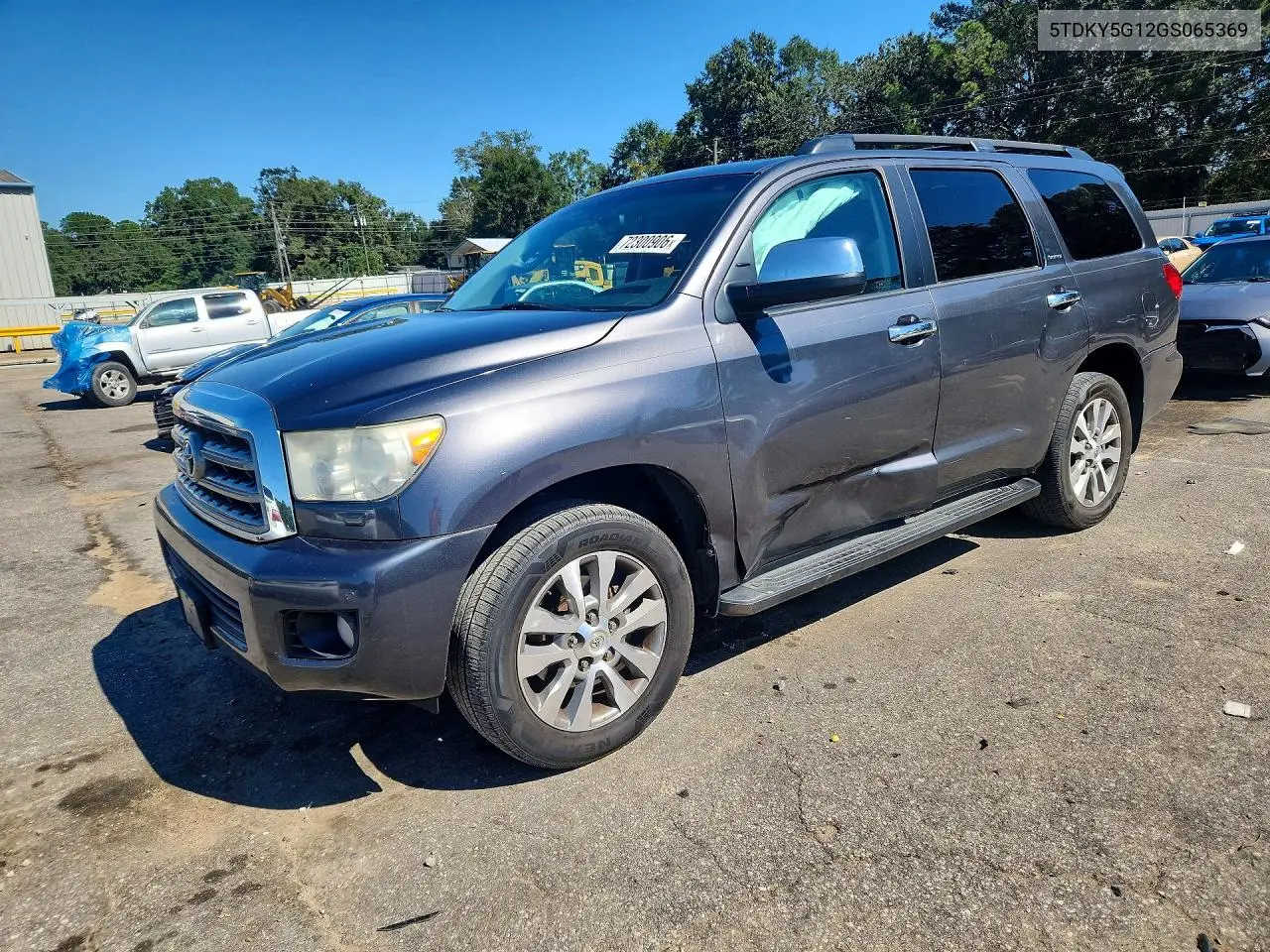 TOYOTA SEQUOIA 2016, VIN 5TDKY5G12GS065369