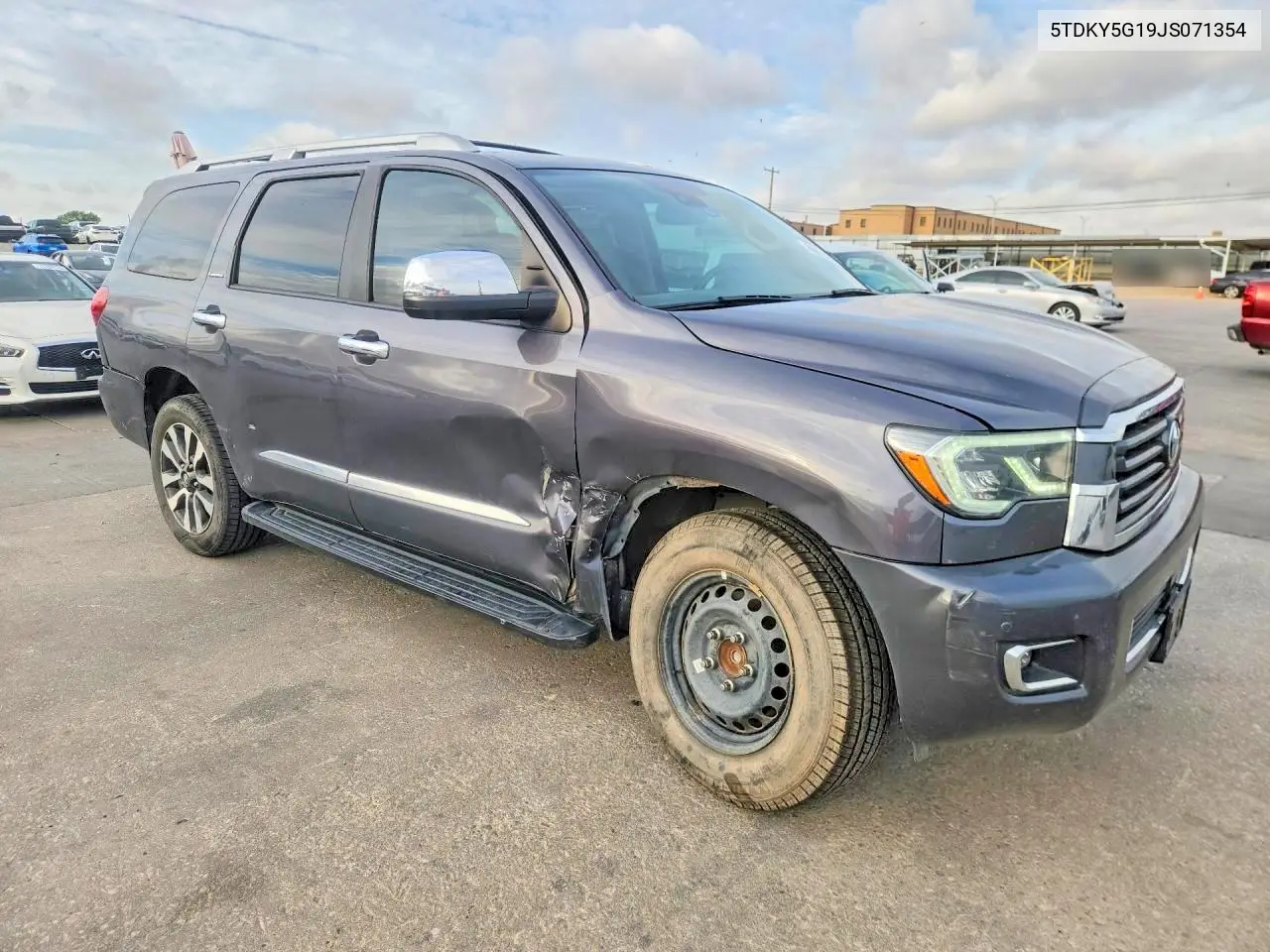 2018 TOYOTA SEQUOIA VIN 5TDKY5G19JS071354 — фото 4