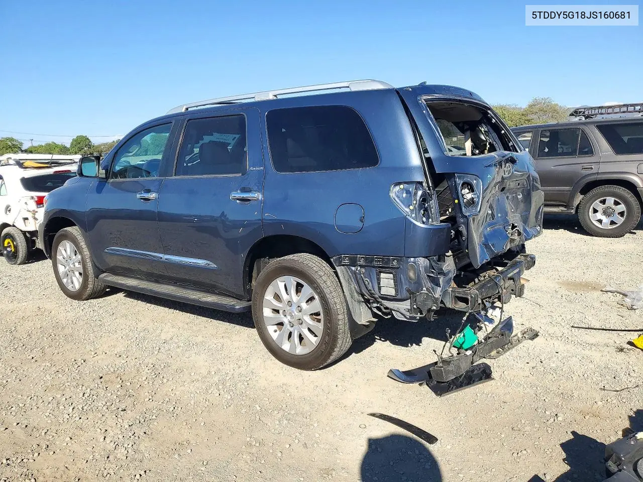2018 TOYOTA SEQUOIA VIN 5TDDY5G18JS160681 — фото 2