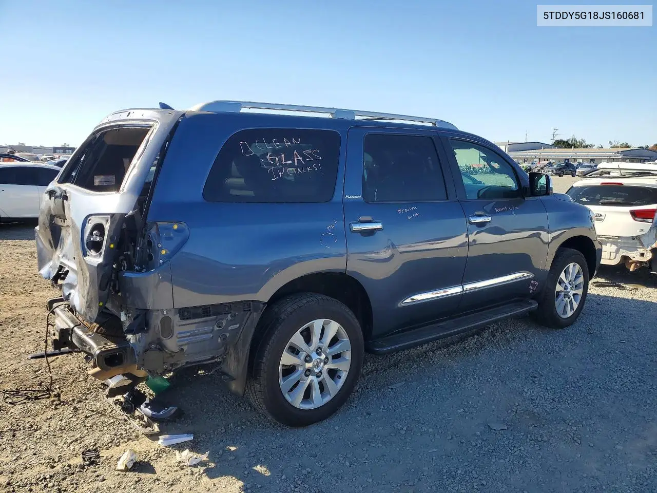 2018 TOYOTA SEQUOIA VIN 5TDDY5G18JS160681 — фото 3