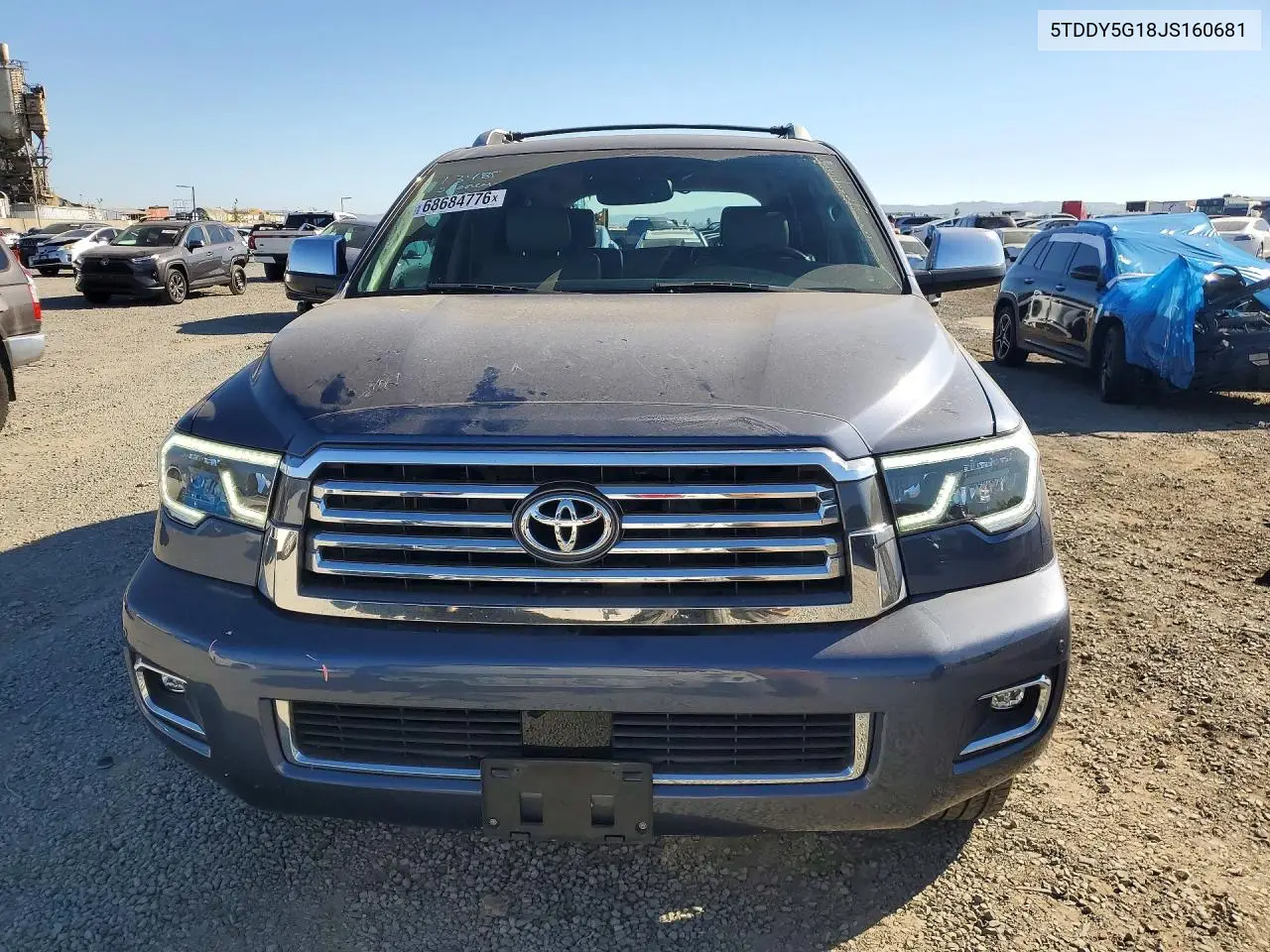2018 TOYOTA SEQUOIA VIN 5TDDY5G18JS160681 — фото 5