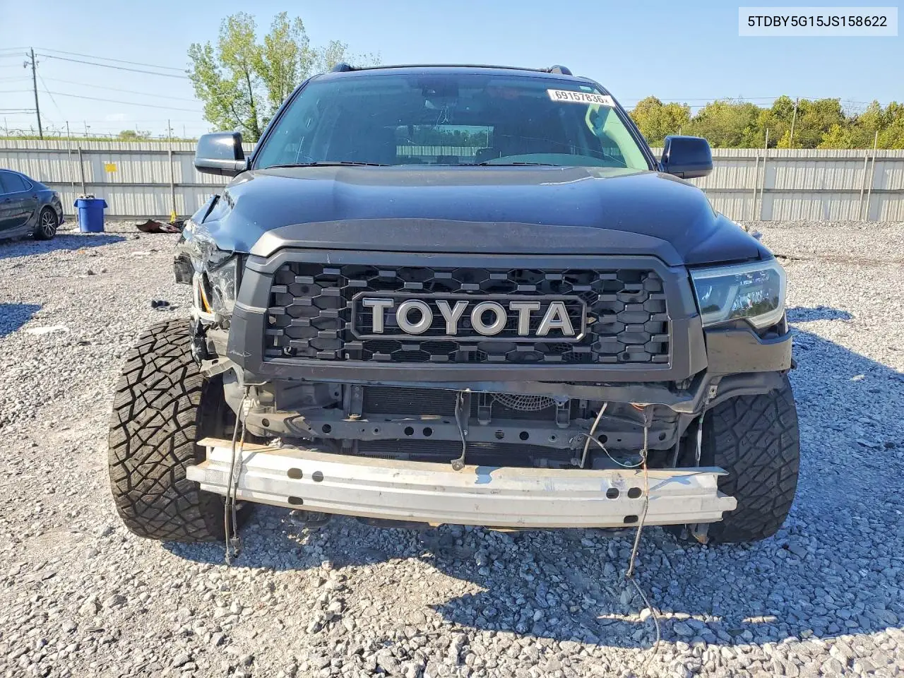 2018 TOYOTA SEQUOIA VIN 5TDBY5G15JS158622 — фото 5