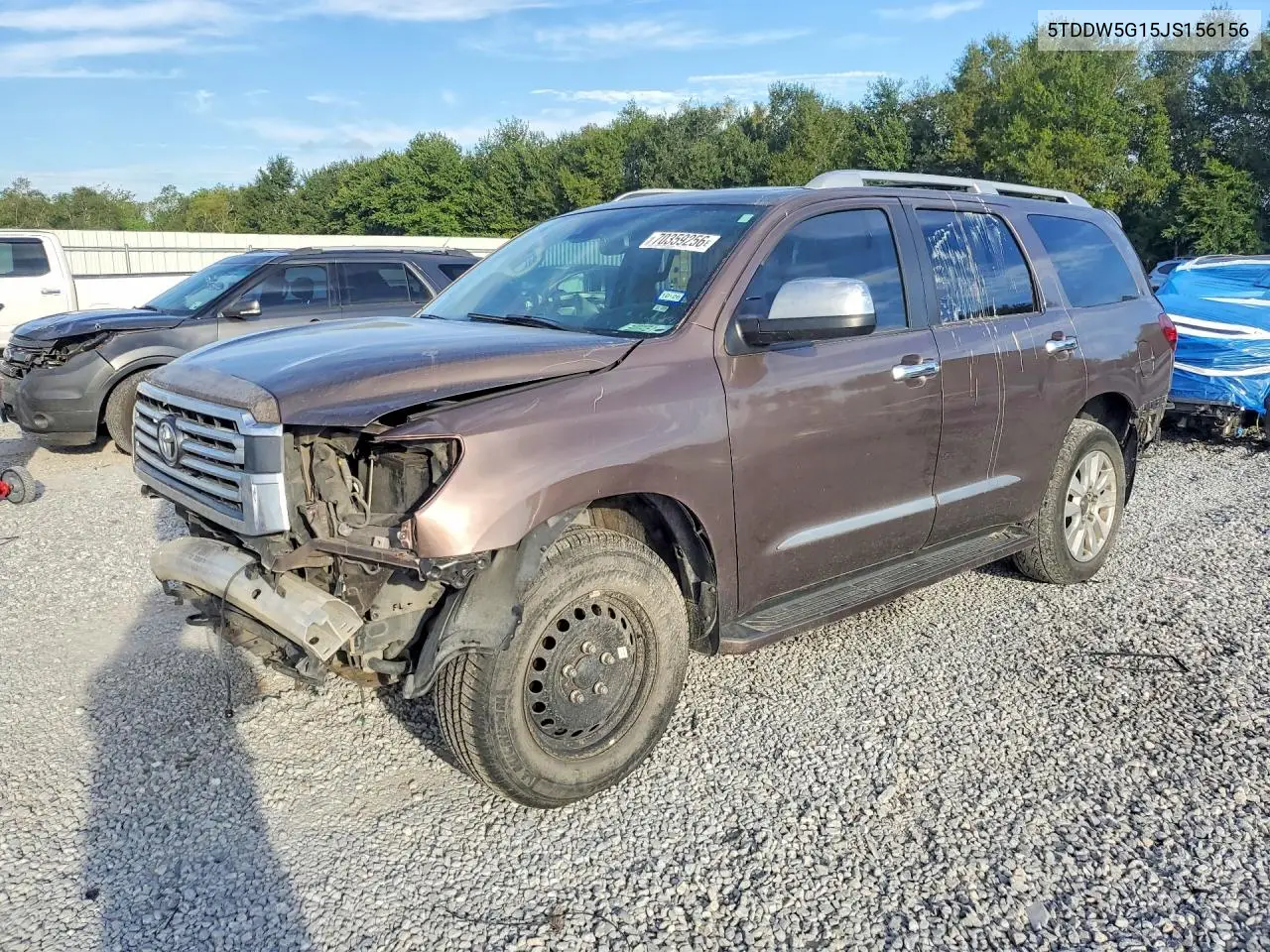TOYOTA SEQUOIA 2018, VIN 5TDDW5G15JS156156