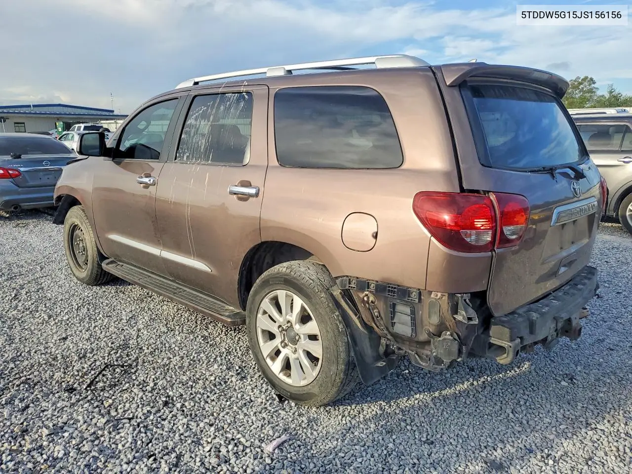 2018 TOYOTA SEQUOIA VIN 5TDDW5G15JS156156 — фото 2