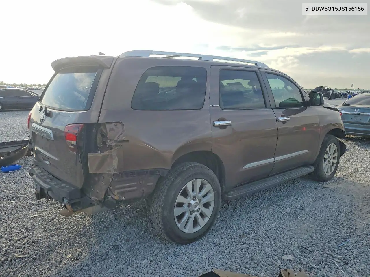 2018 TOYOTA SEQUOIA VIN 5TDDW5G15JS156156 — фото 3