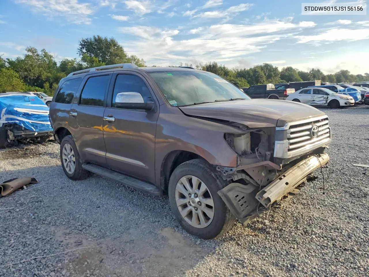 2018 TOYOTA SEQUOIA VIN 5TDDW5G15JS156156 — фото 4