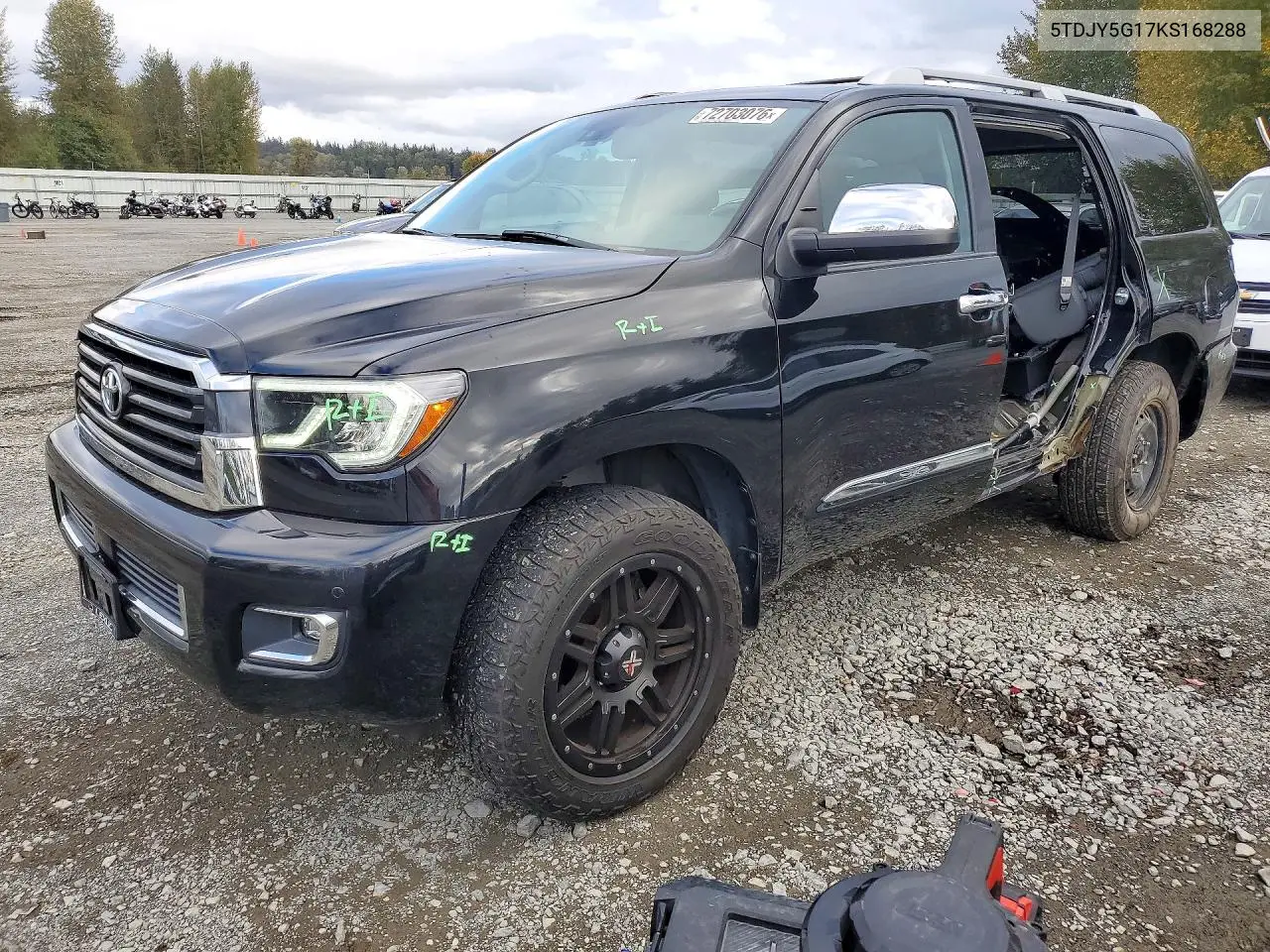 TOYOTA SEQUOIA 2019, VIN 5TDJY5G17KS168288