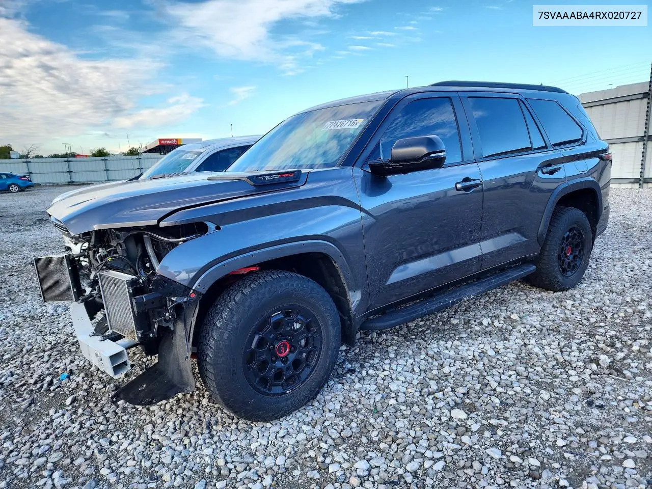 TOYOTA SEQUOIA 2024, VIN 7SVAAABA4RX020727