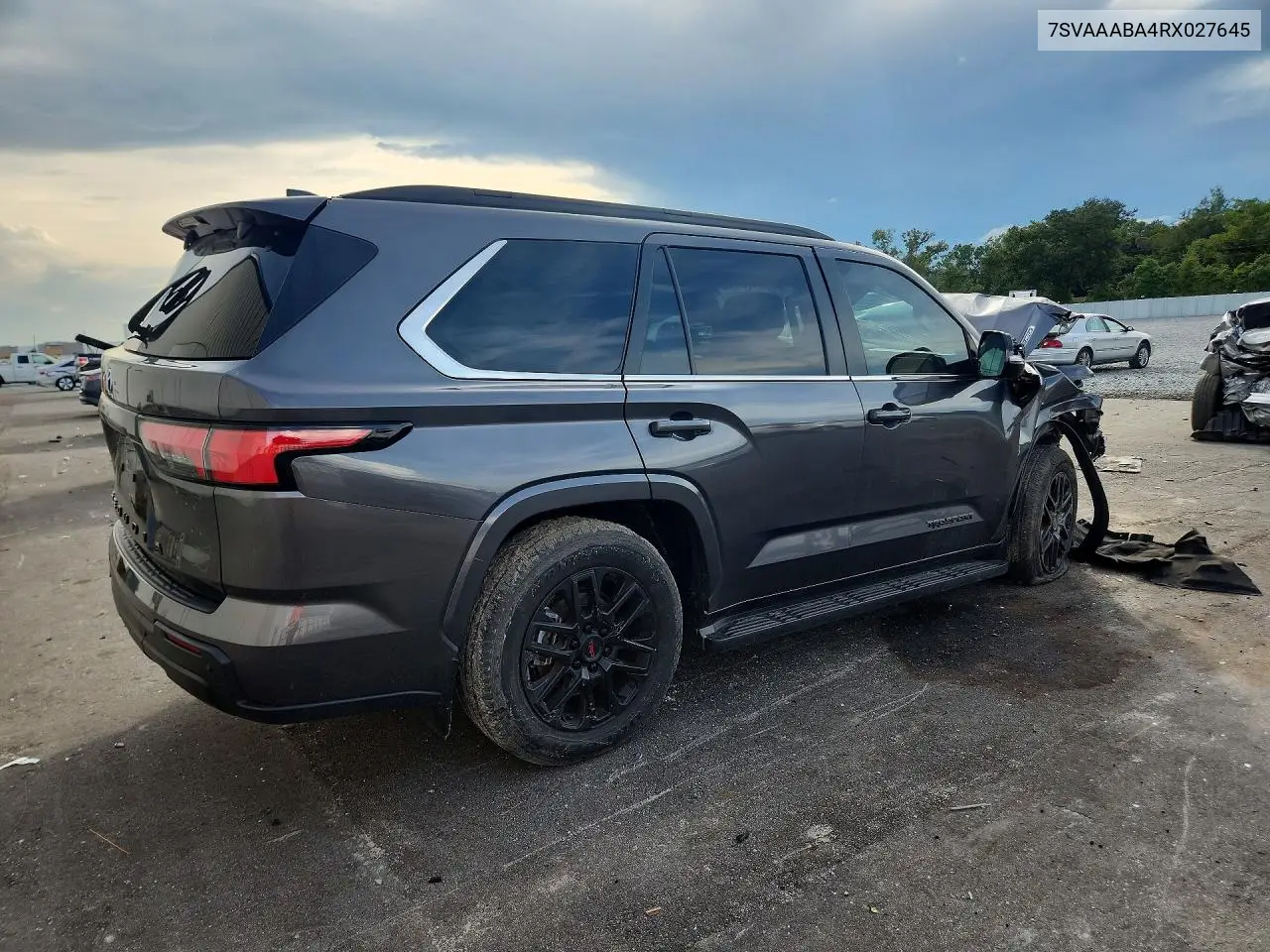 2024 TOYOTA SEQUOIA VIN 7SVAAABA4RX027645 — фото 3