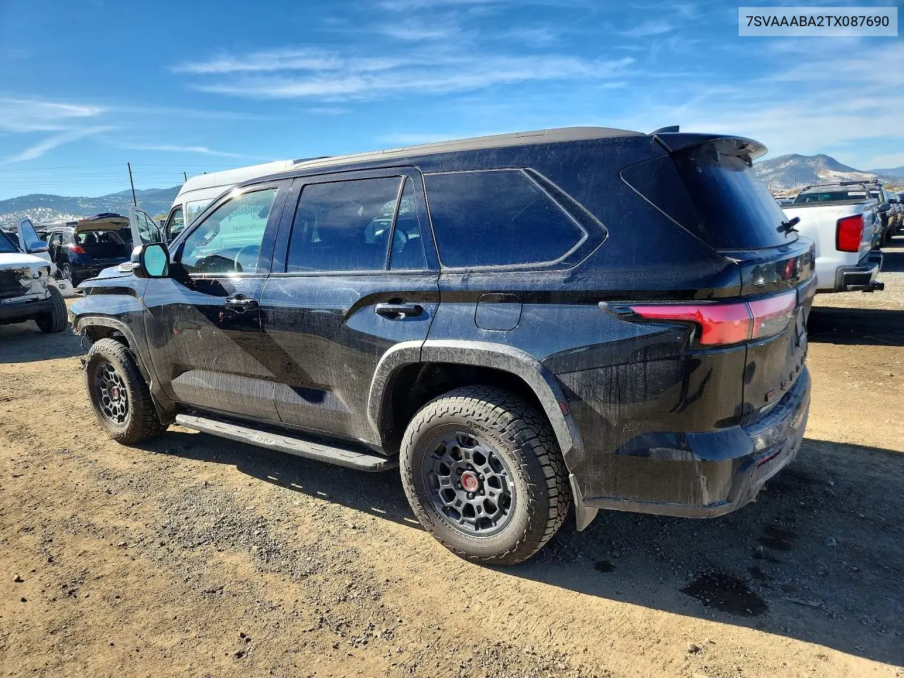 2026 TOYOTA SEQUOIA VIN 7SVAAABA2TX087690 — фото 2