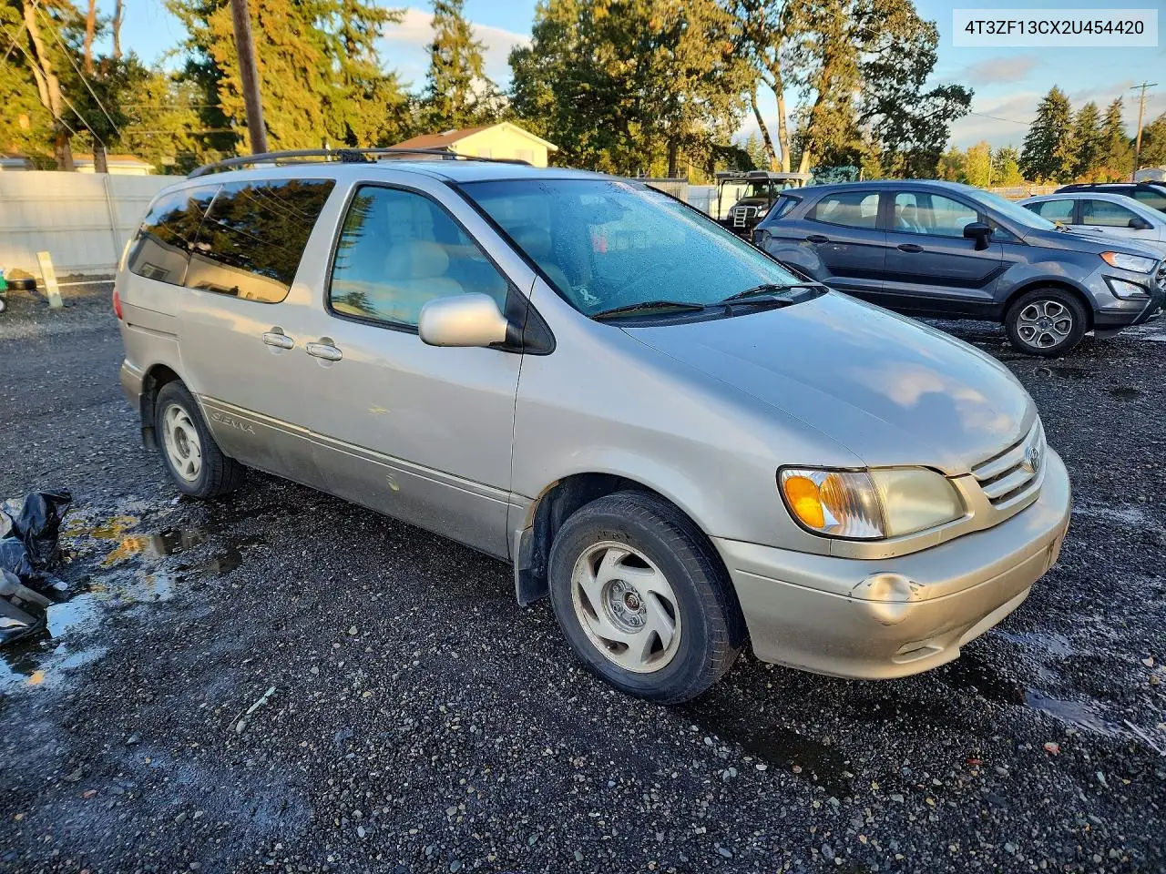 2002 TOYOTA SIENNA VIN 4T3ZF13CX2U454420 — фото 4