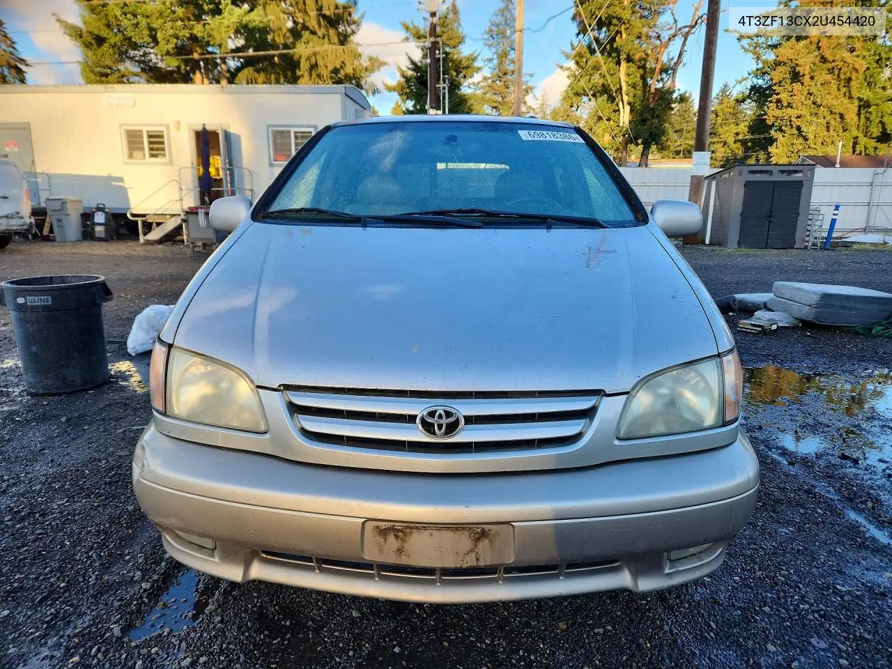 2002 TOYOTA SIENNA VIN 4T3ZF13CX2U454420 — фото 5