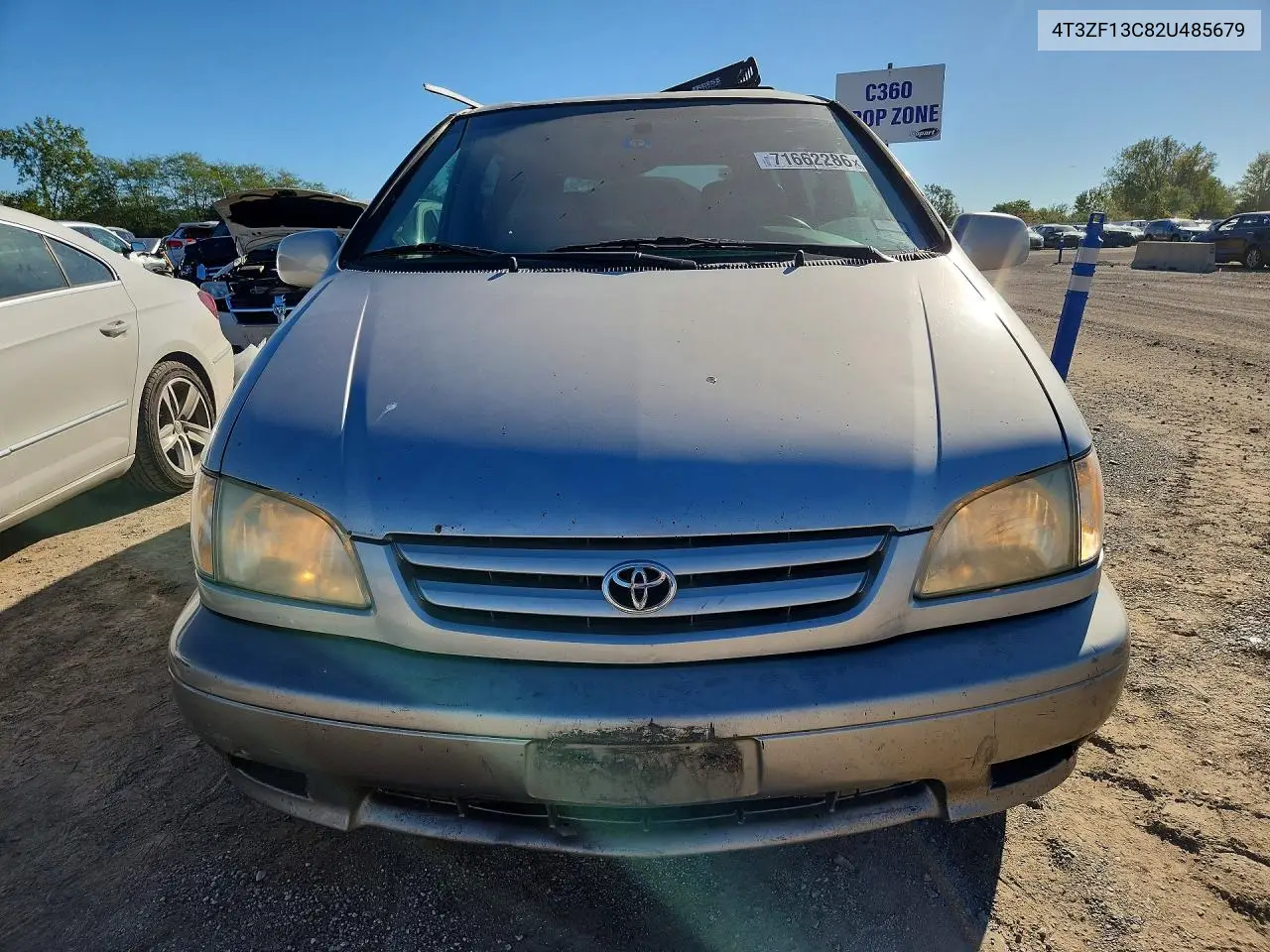 2002 TOYOTA SIENNA VIN 4T3ZF13C82U485679 — фото 5