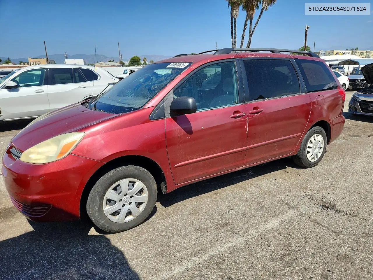 TOYOTA SIENNA 2004, VIN 5TDZA23C54S071624