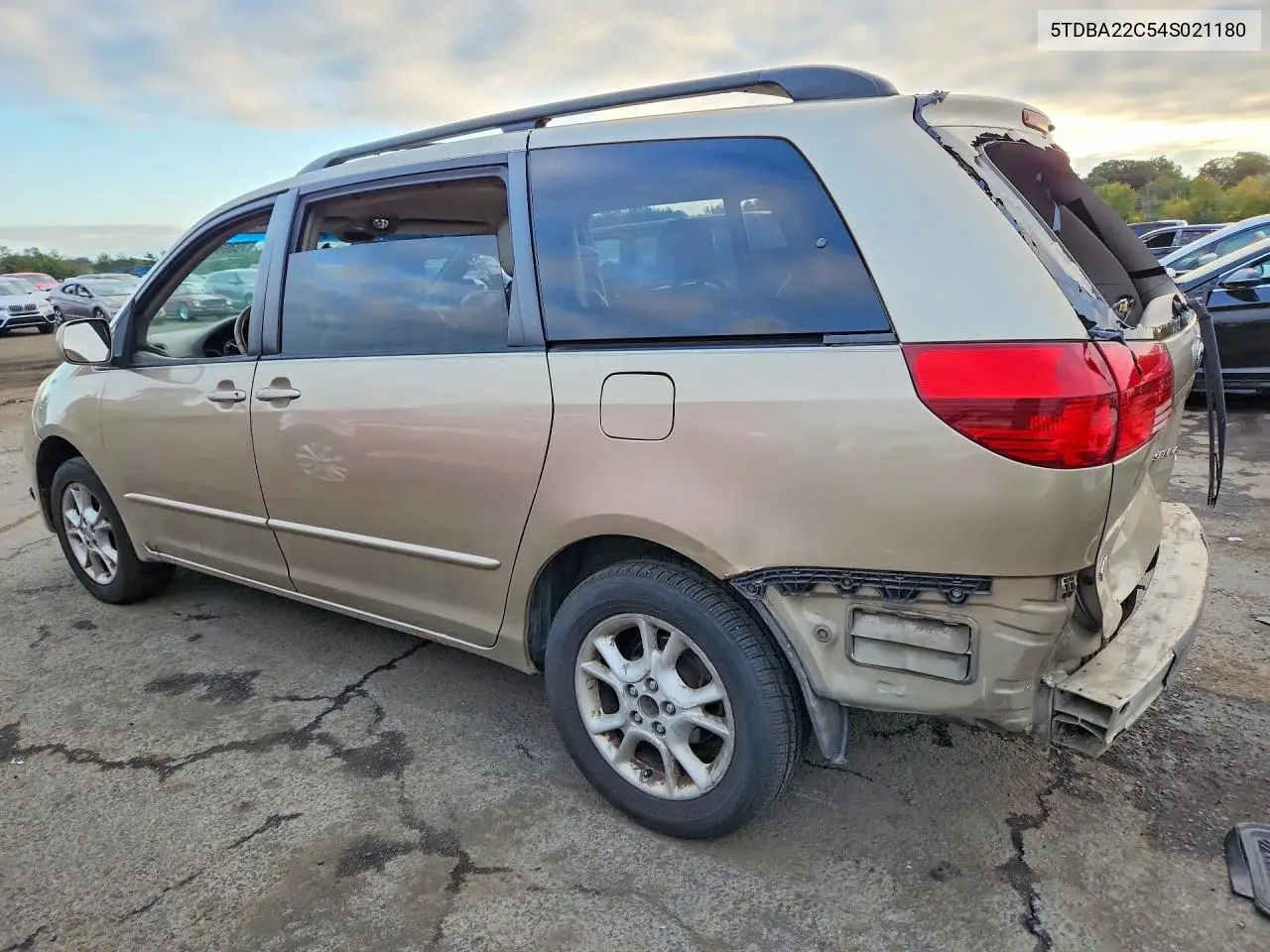 2004 TOYOTA SIENNA VIN 5TDBA22C54S021180 — фото 2