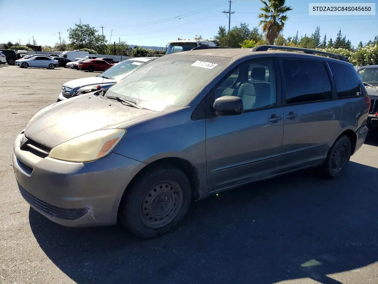 TOYOTA SIENNA 2004, VIN 5TDZA23C84S045650