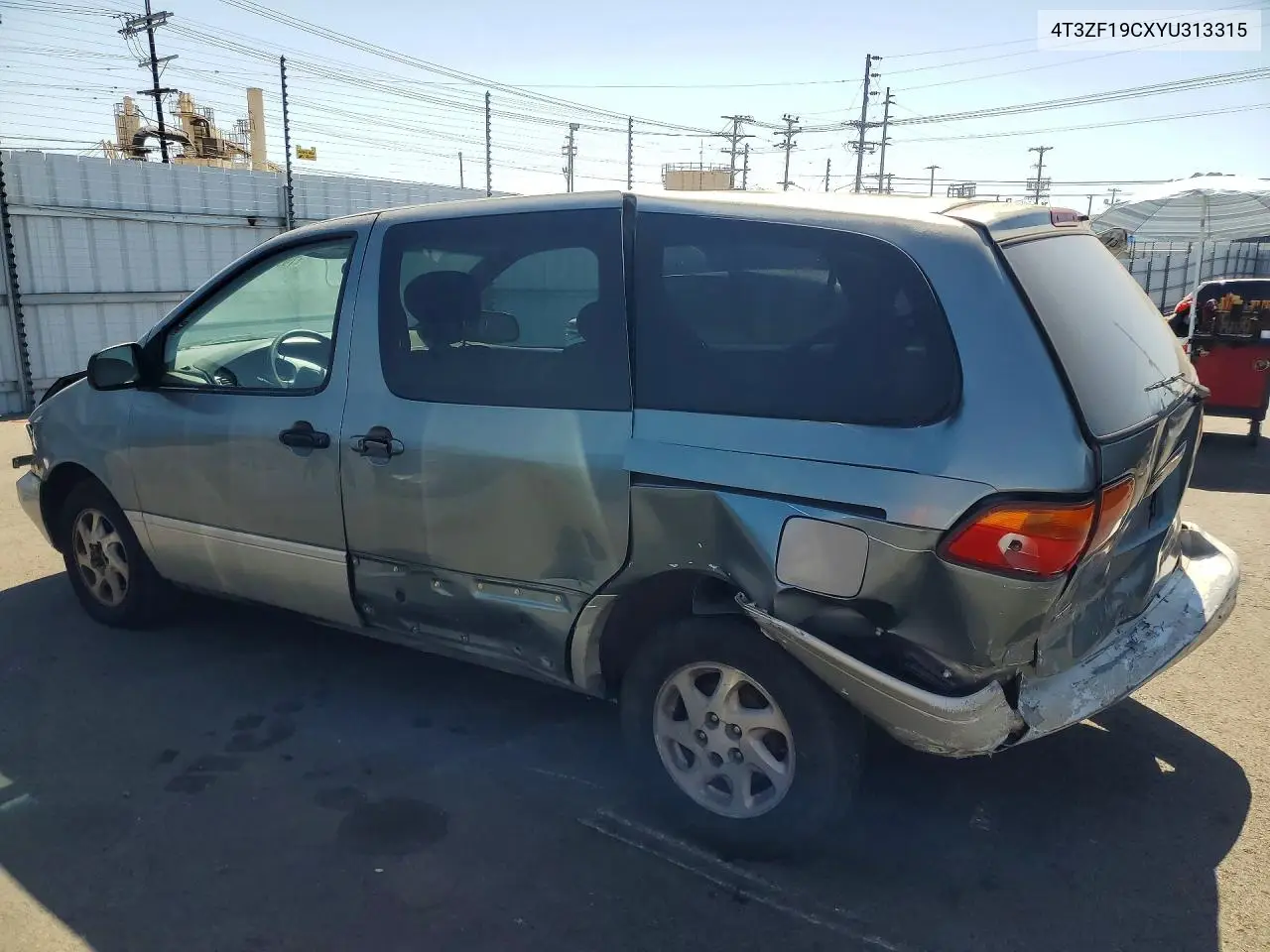 2004 TOYOTA SIENNA VIN 4T3ZF19CXYU313315 — фото 2