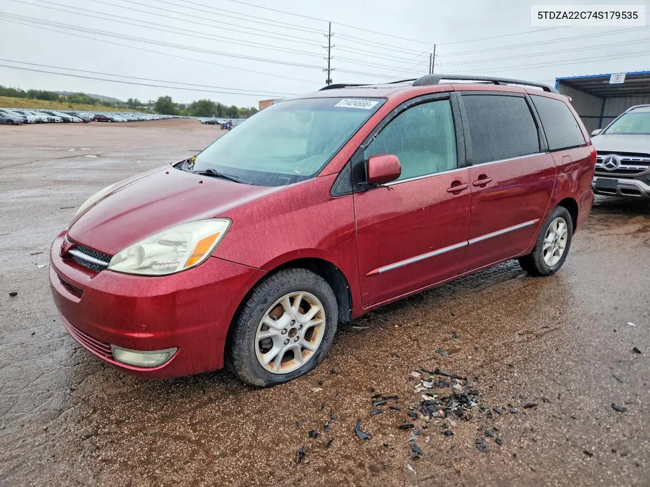 TOYOTA SIENNA 2004, VIN 5TDZA22C74S179535
