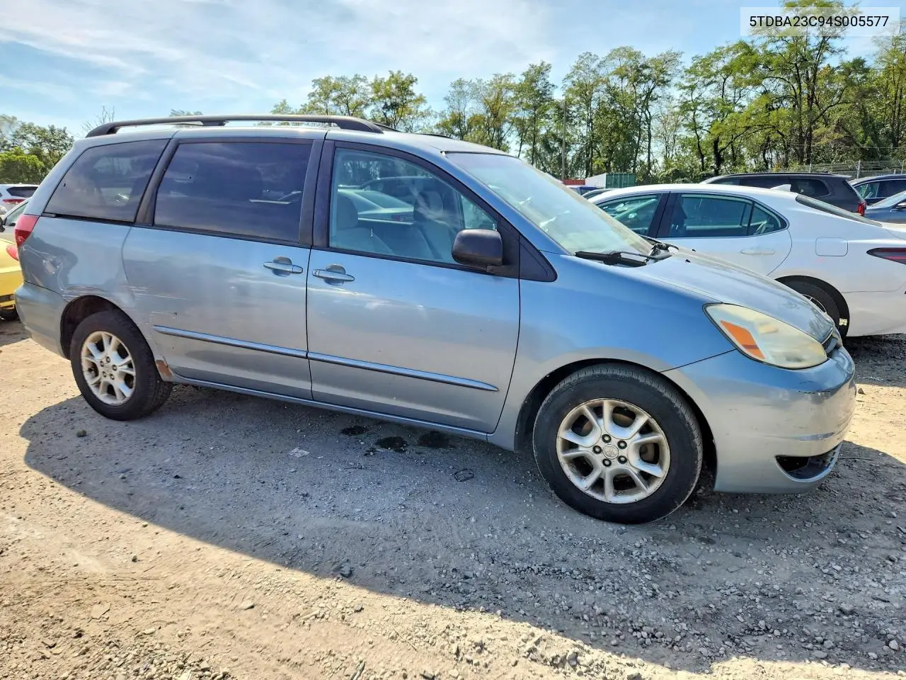 2004 TOYOTA SIENNA VIN 5TDBA23C94S005577 — фото 4