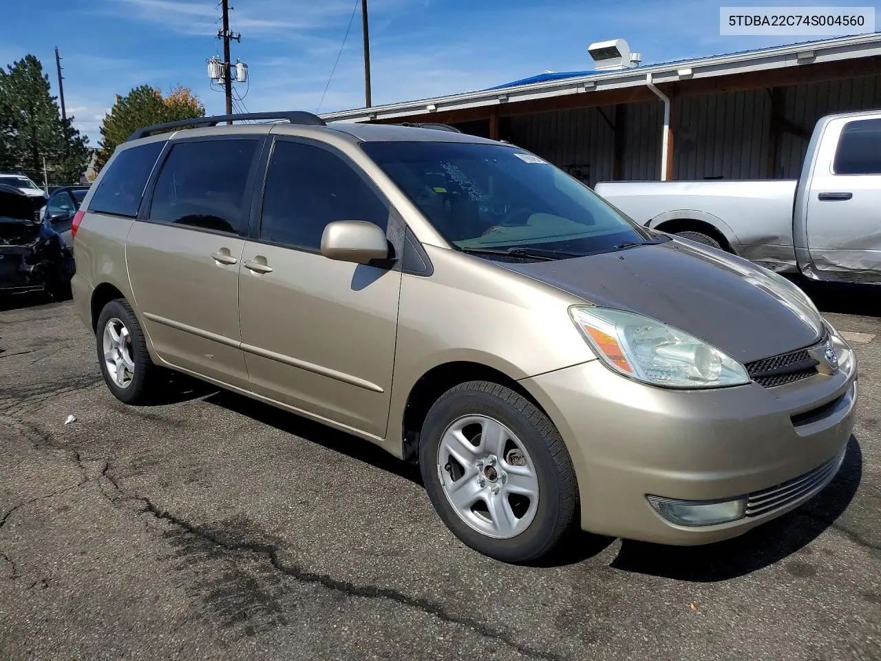 2004 TOYOTA SIENNA VIN 5TDBA22C74S004560 — фото 4