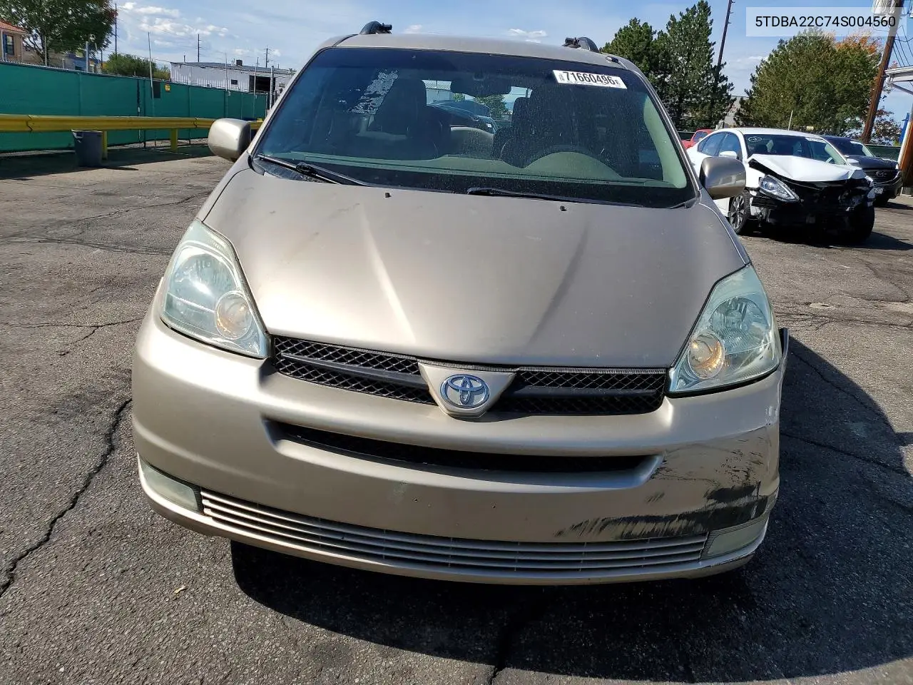 2004 TOYOTA SIENNA VIN 5TDBA22C74S004560 — фото 5