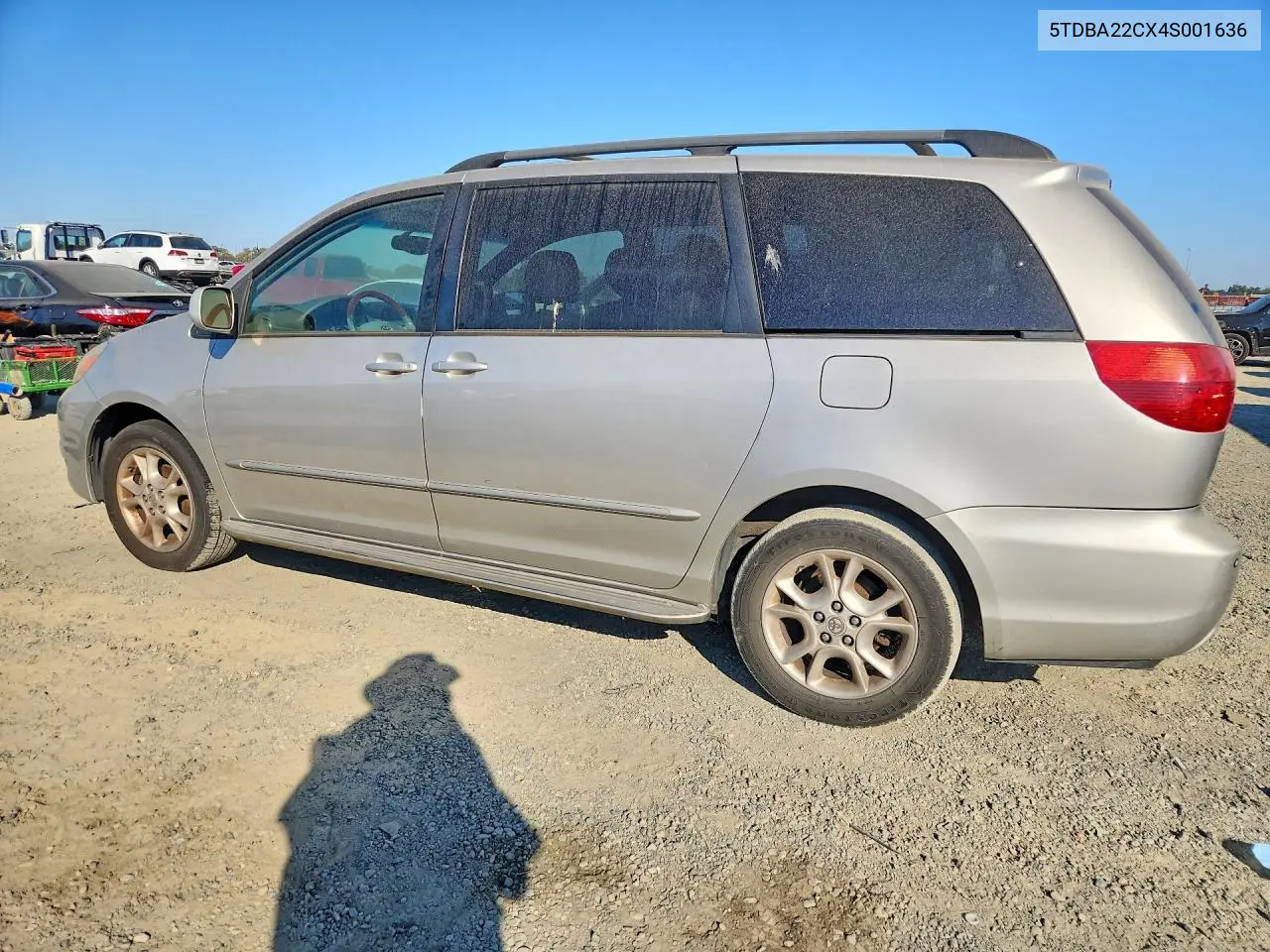 2004 TOYOTA SIENNA VIN 5TDBA22CX4S001636 — фото 2