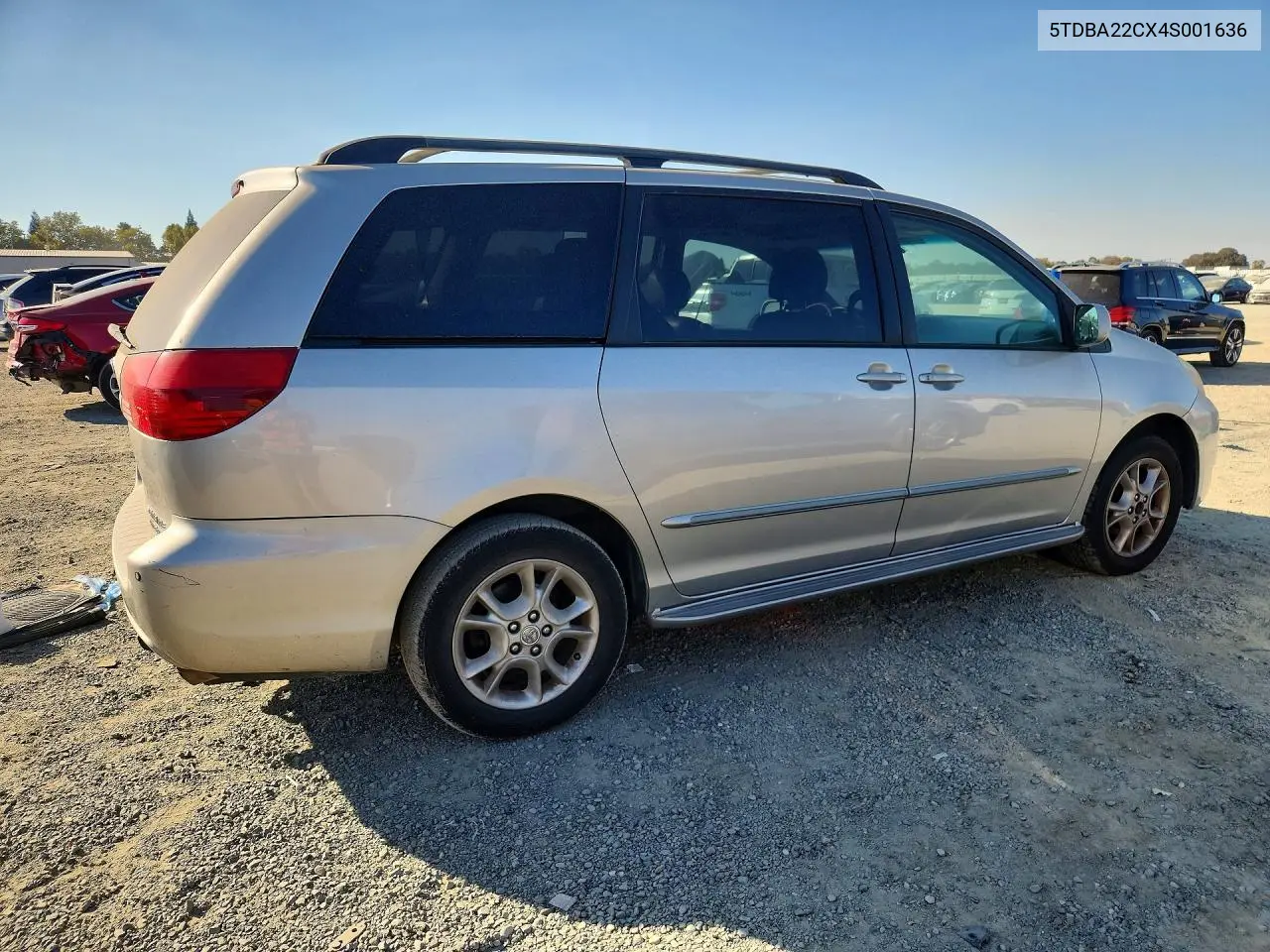 2004 TOYOTA SIENNA VIN 5TDBA22CX4S001636 — фото 3