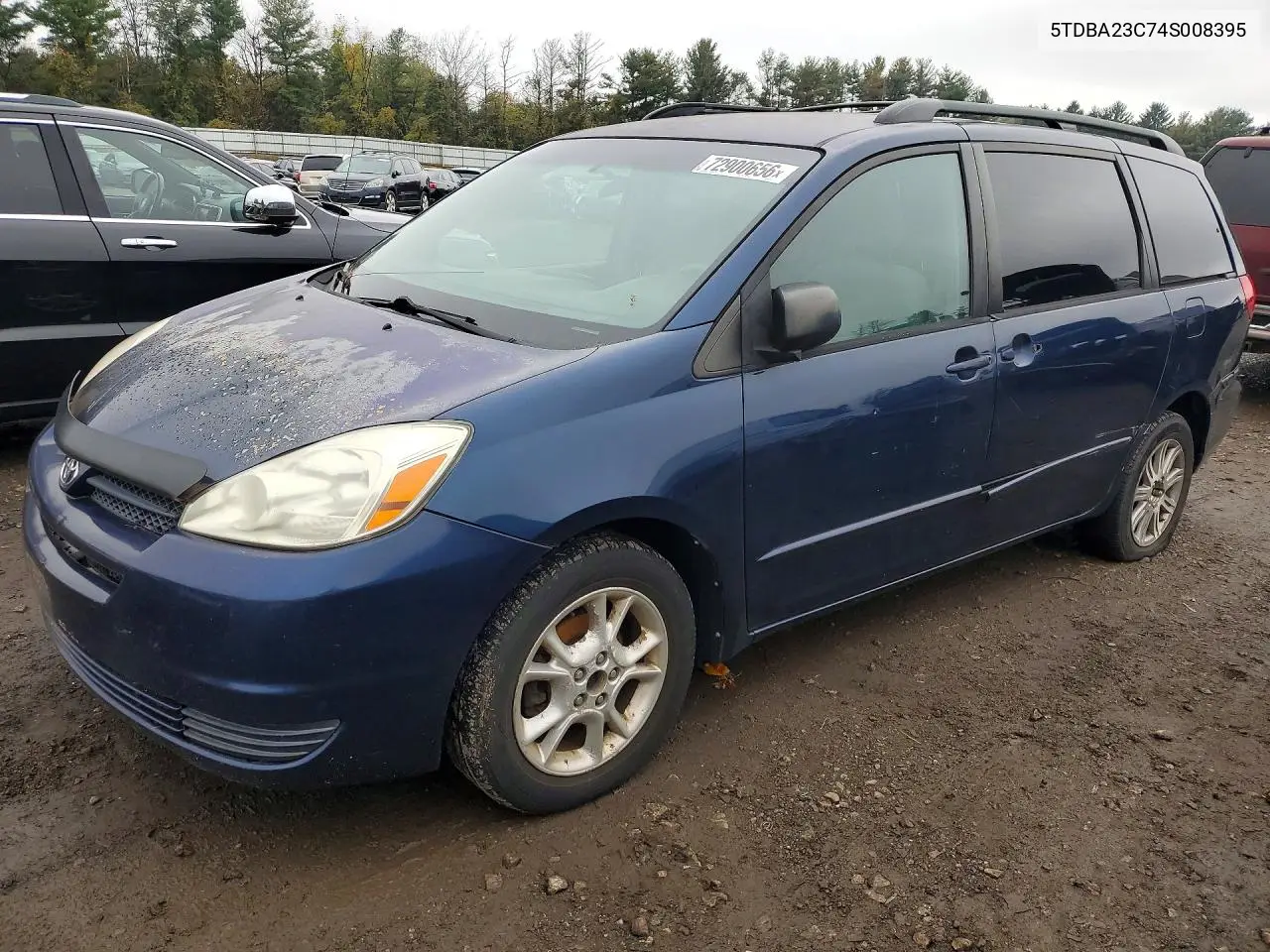TOYOTA SIENNA 2004, VIN 5TDBA23C74S008395