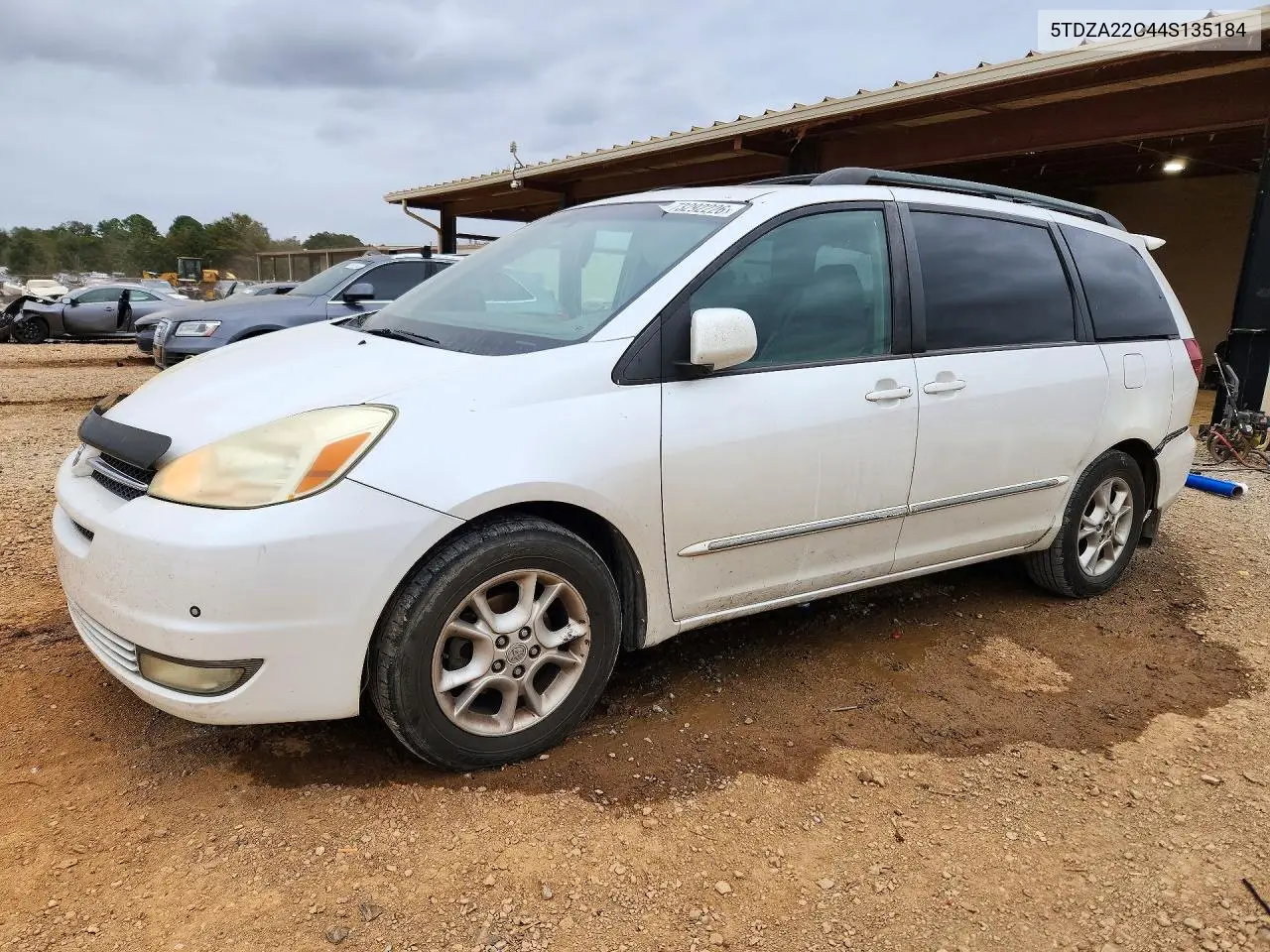 TOYOTA SIENNA 2004, VIN 5TDZA22C44S135184