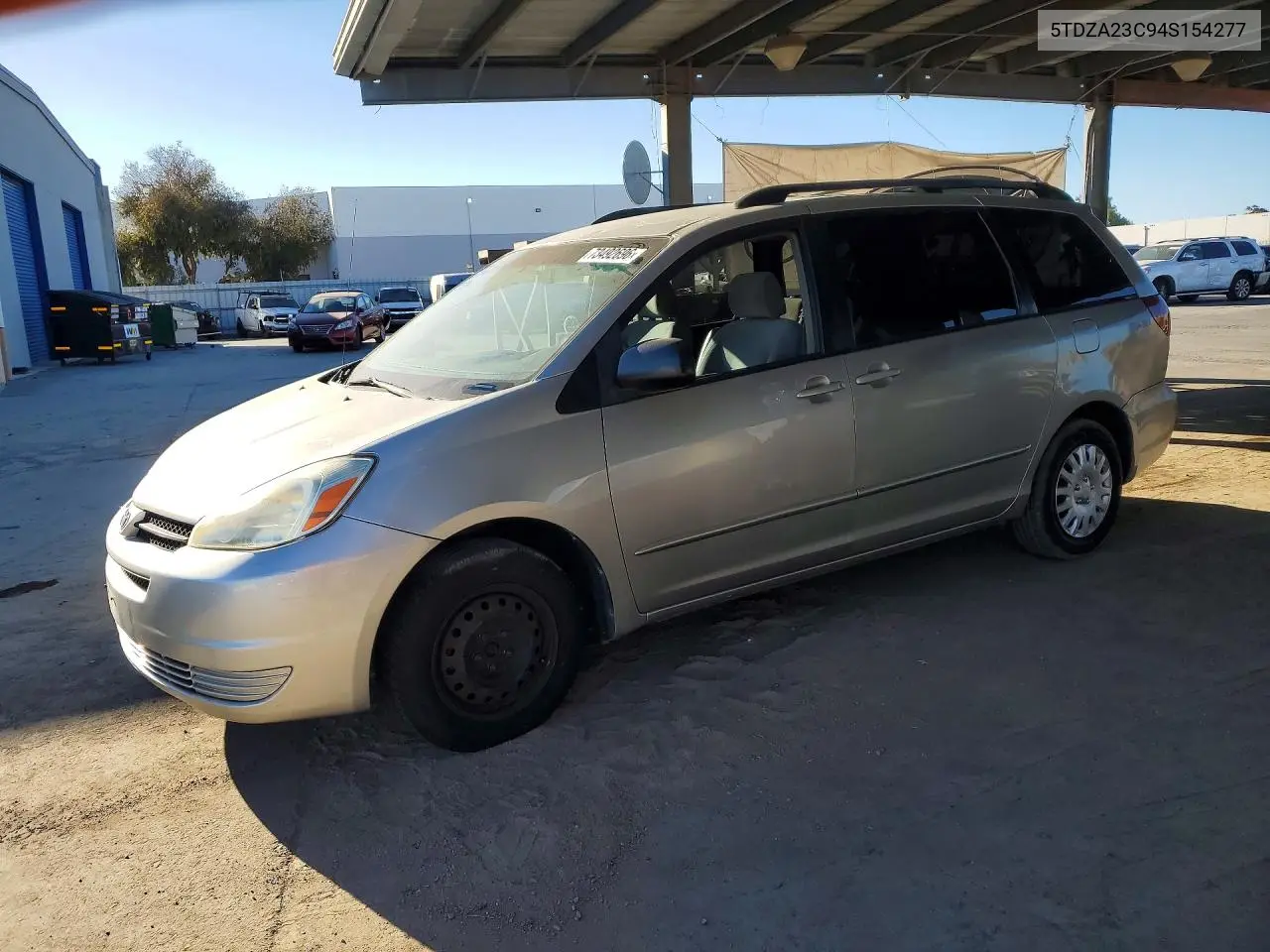 TOYOTA SIENNA 2004, VIN 5TDZA23C94S154277