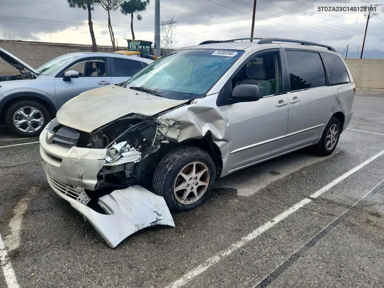 TOYOTA SIENNA 2004, VIN 5TDZA23C14S128191