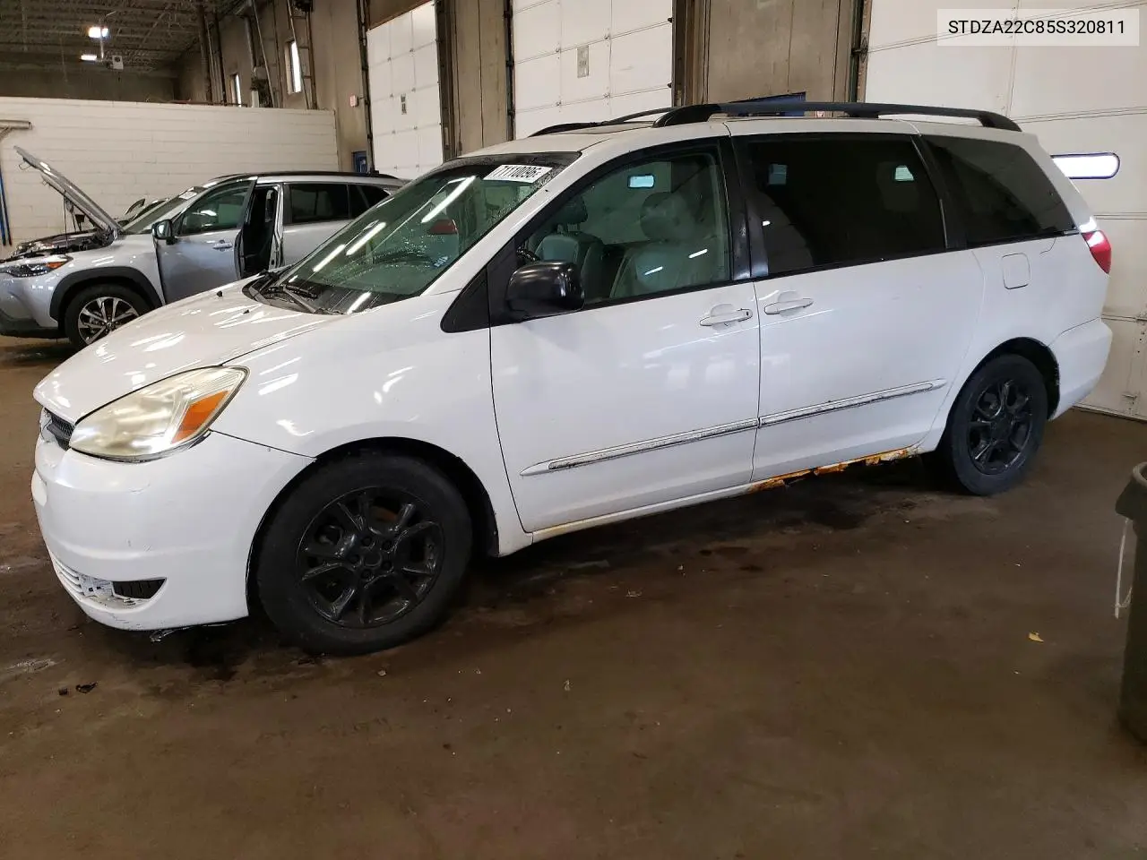 TOYOTA SIENNA 2005, VIN STDZA22C85S320811