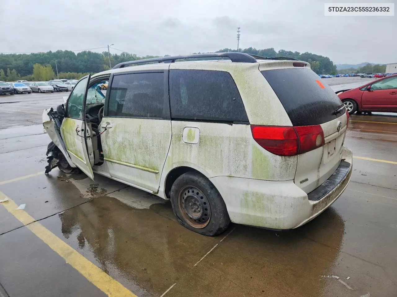 2005 TOYOTA SIENNA VIN 5TDZA23C55S236332 — фото 2