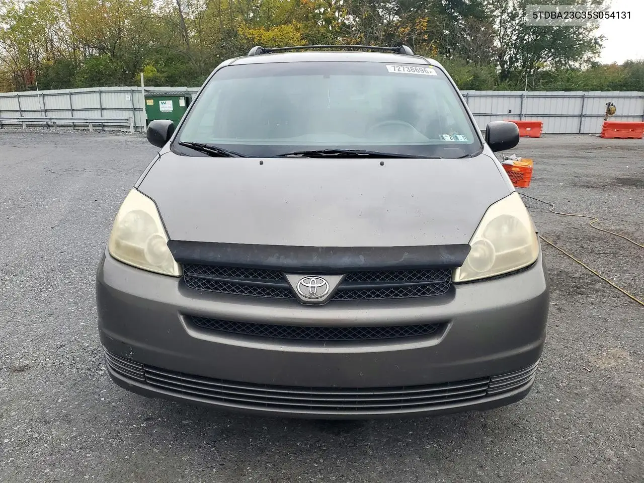 2005 TOYOTA SIENNA VIN 5TDBA23C35S054131 — фото 5