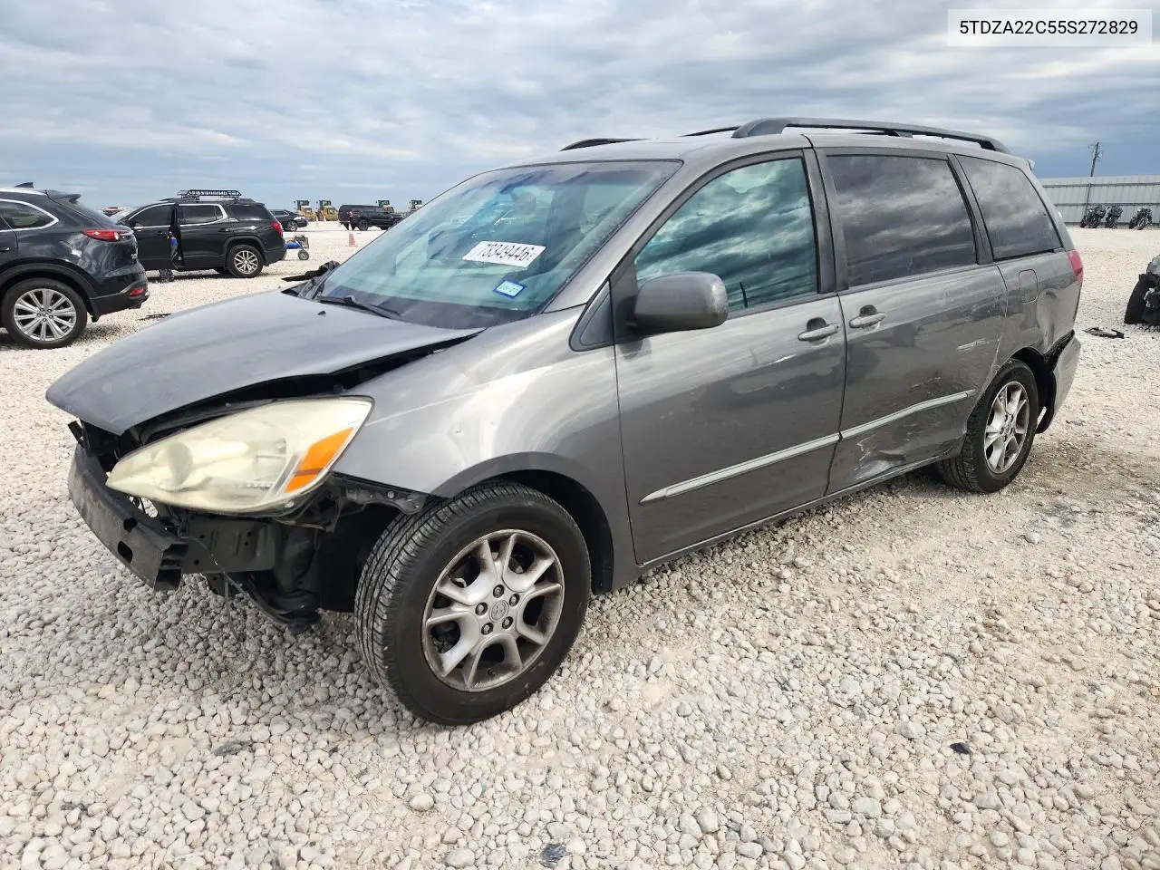TOYOTA SIENNA 2005, VIN 5TDZA22C55S272829