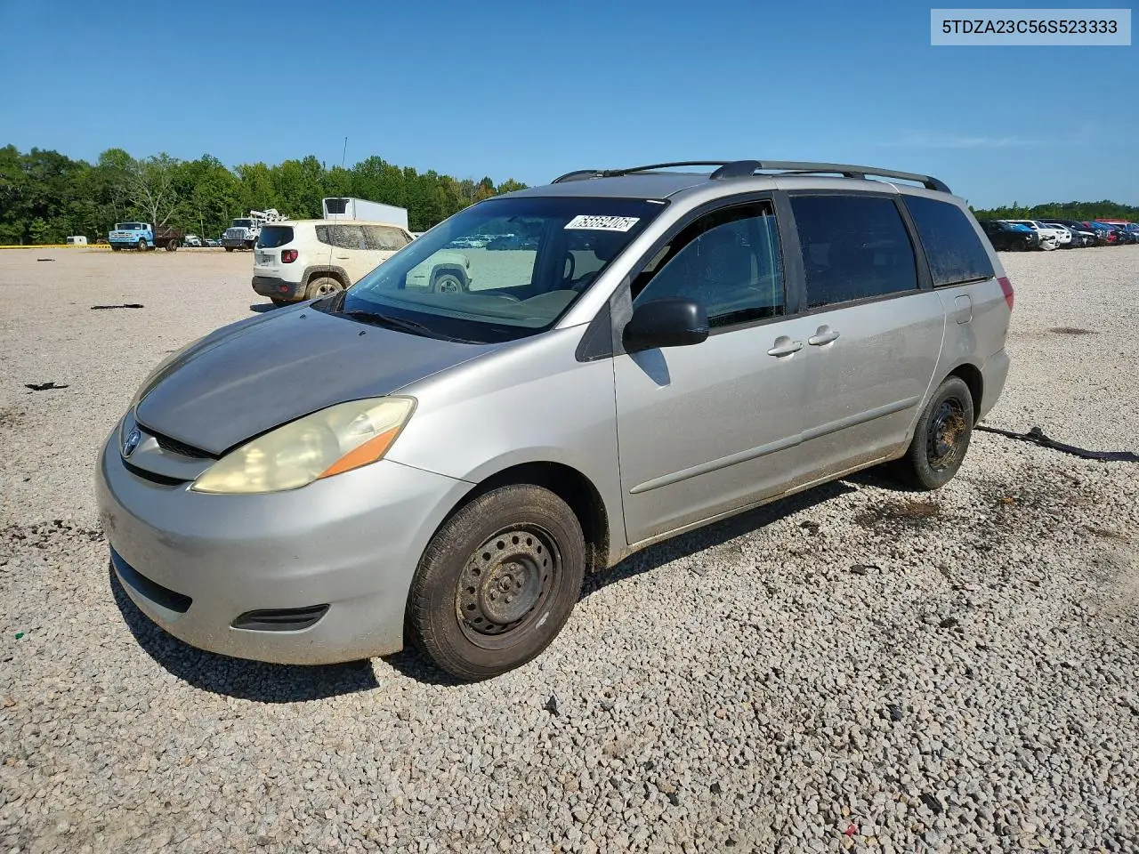 TOYOTA SIENNA 2006, VIN 5TDZA23C56S523333