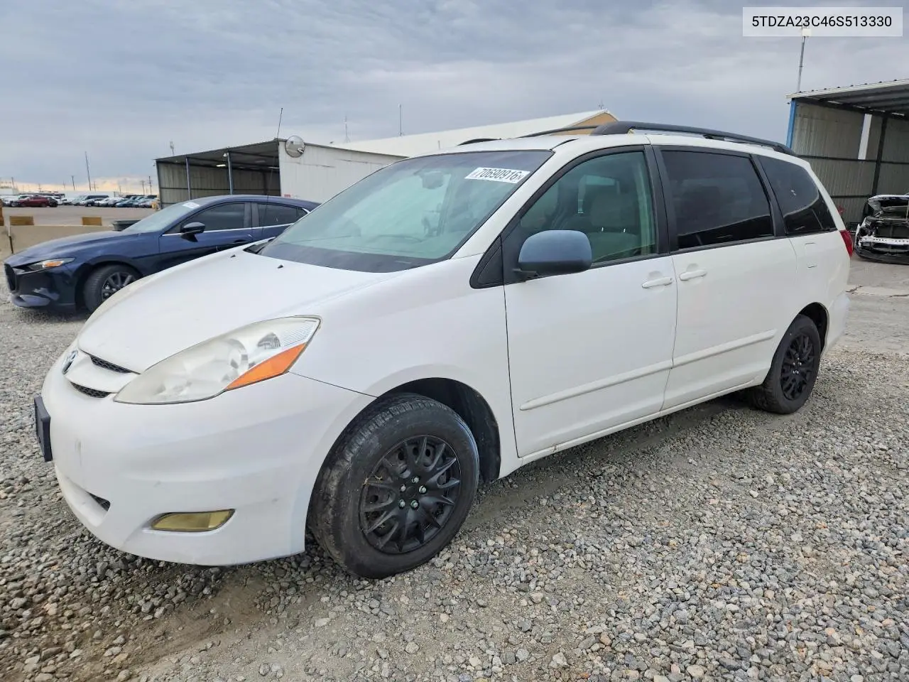 TOYOTA SIENNA 2006, VIN 5TDZA23C46S513330
