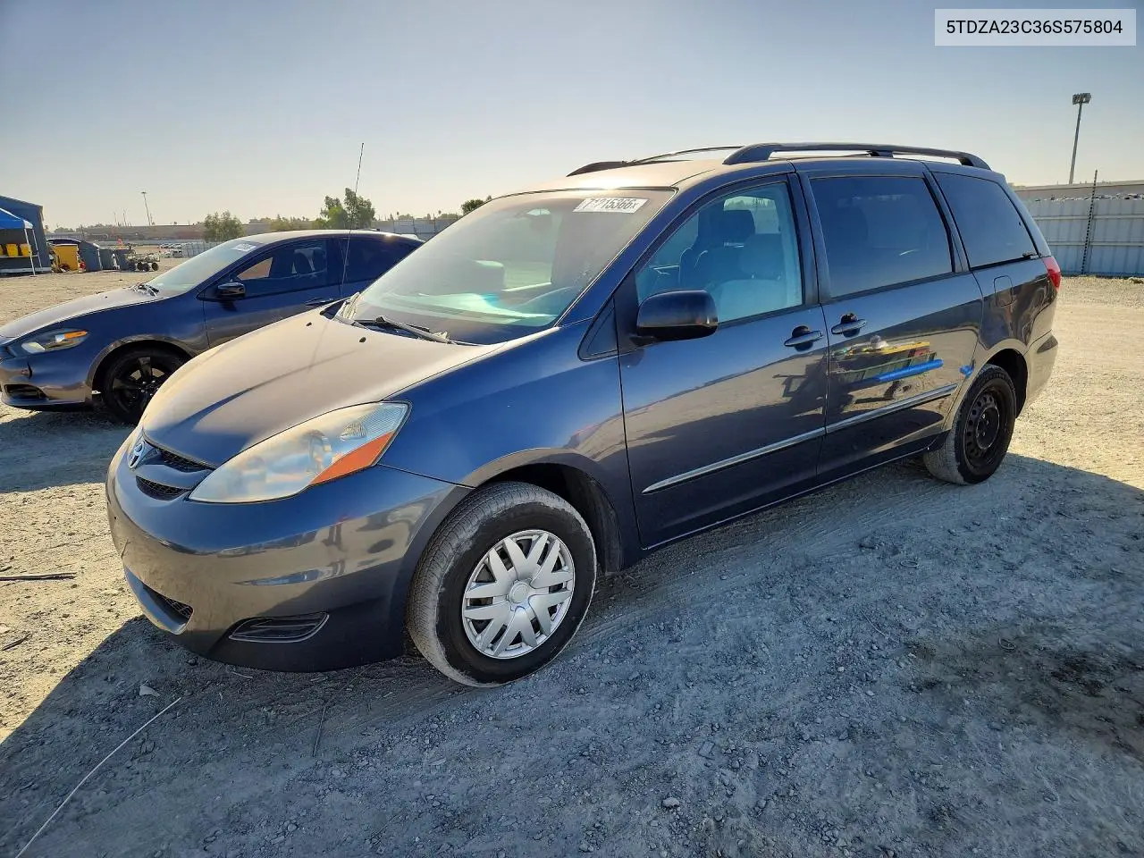 TOYOTA SIENNA 2006, VIN 5TDZA23C36S575804