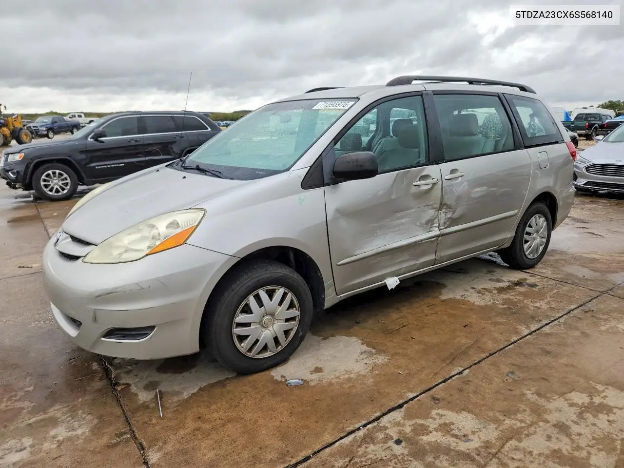 TOYOTA SIENNA 2006, VIN 5TDZA23CX6S568140