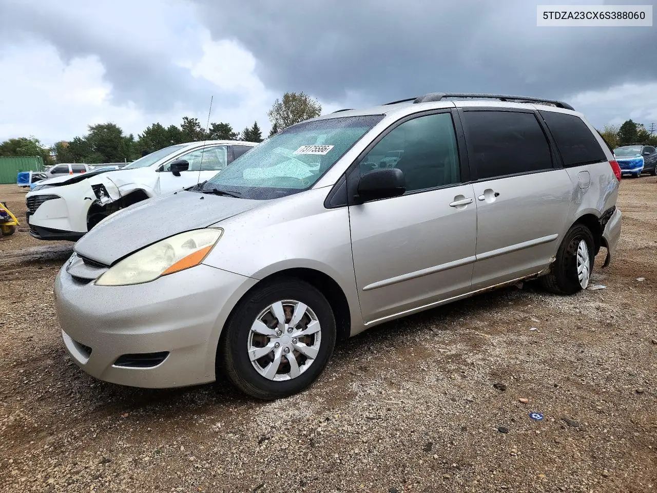 TOYOTA SIENNA 2006, VIN 5TDZA23CX6S388060
