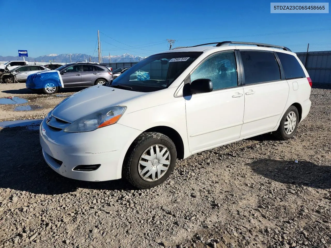 TOYOTA SIENNA 2006, VIN 5TDZA23C06S458665