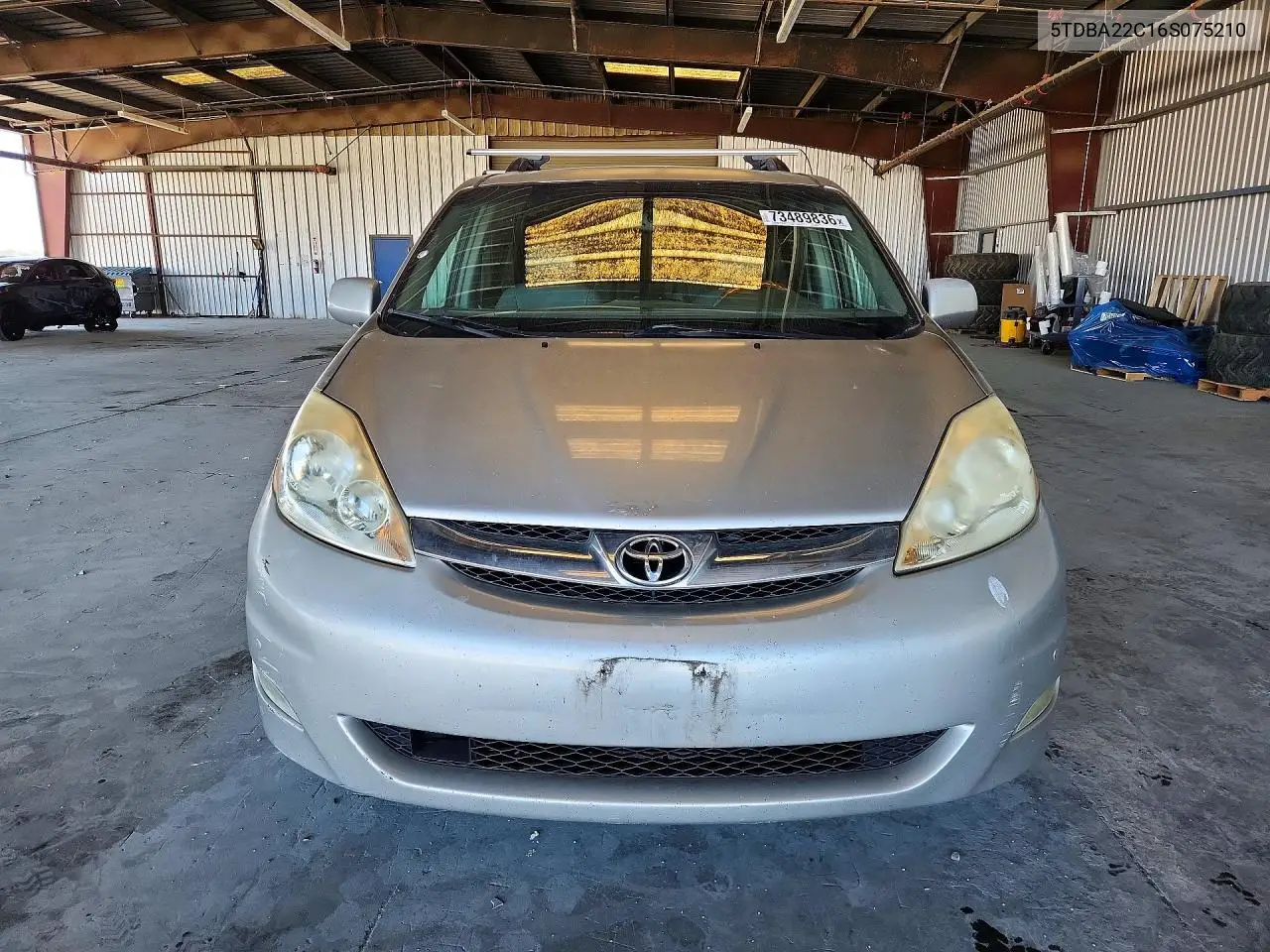 2006 TOYOTA SIENNA VIN 5TDBA22C16S075210 — фото 5