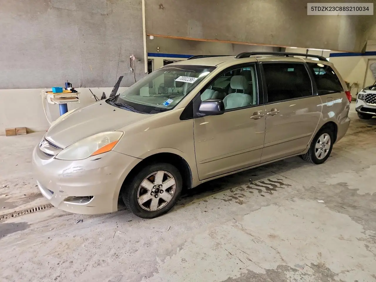 TOYOTA SIENNA 2008, VIN 5TDZK23C88S210034