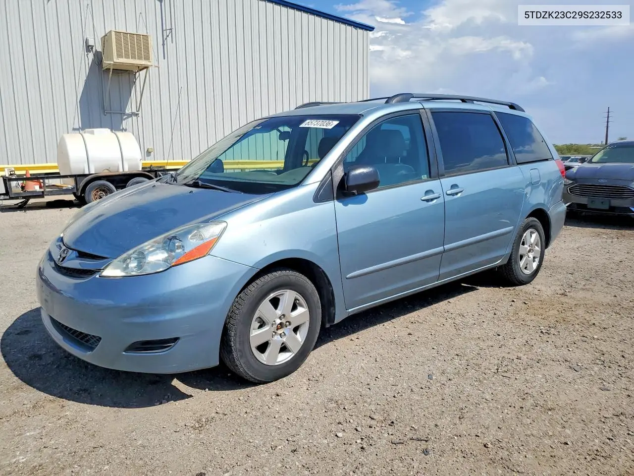 TOYOTA SIENNA 2009, VIN 5TDZK23C29S232533