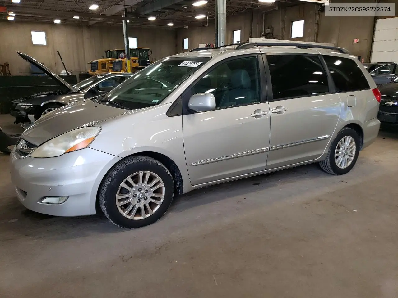 TOYOTA SIENNA 2009, VIN 5TDZK22C59S272574