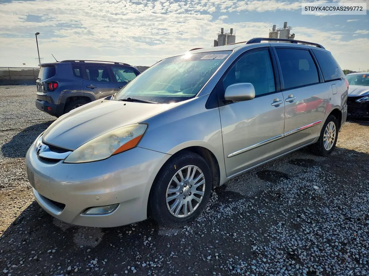 TOYOTA SIENNA 2010, VIN 5TDYK4CC9AS299772