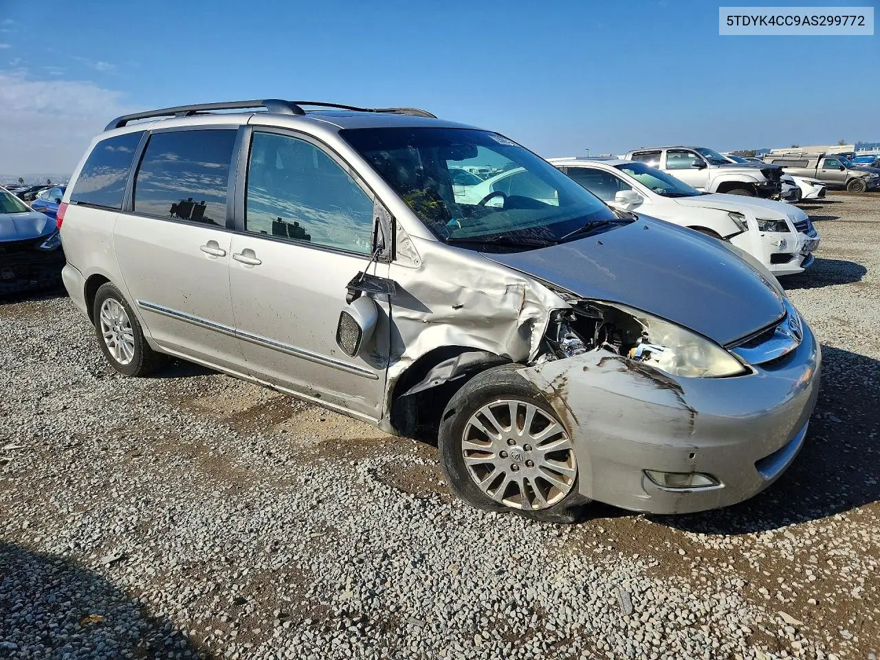 2010 TOYOTA SIENNA VIN 5TDYK4CC9AS299772 — фото 4